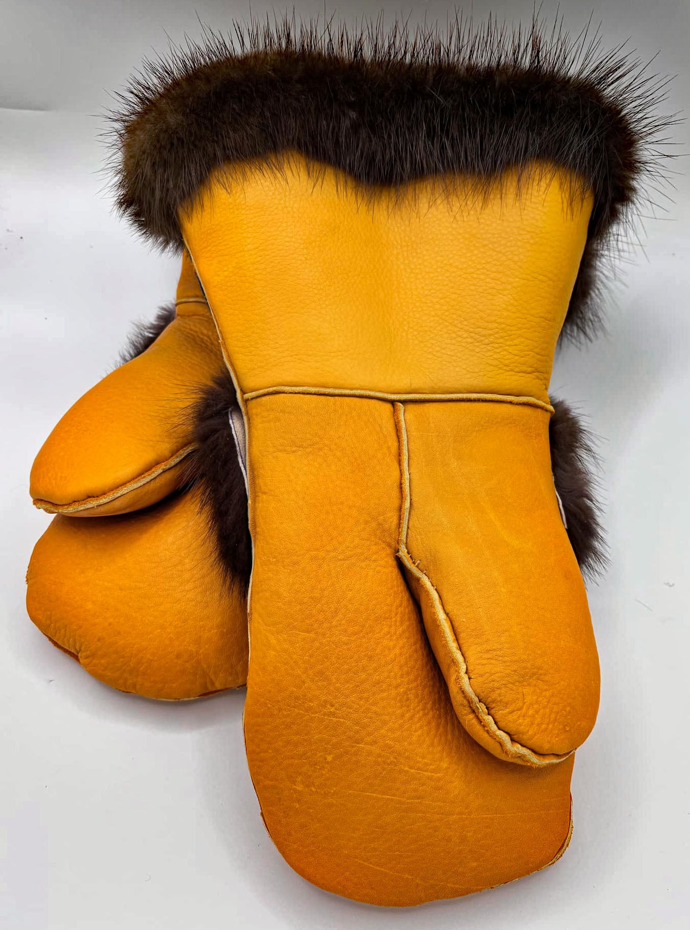 Embroidered Bear Gauntlet Mittens image 2