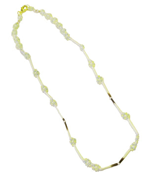 Green Quill Necklace - Single Strand with Translucent Green image