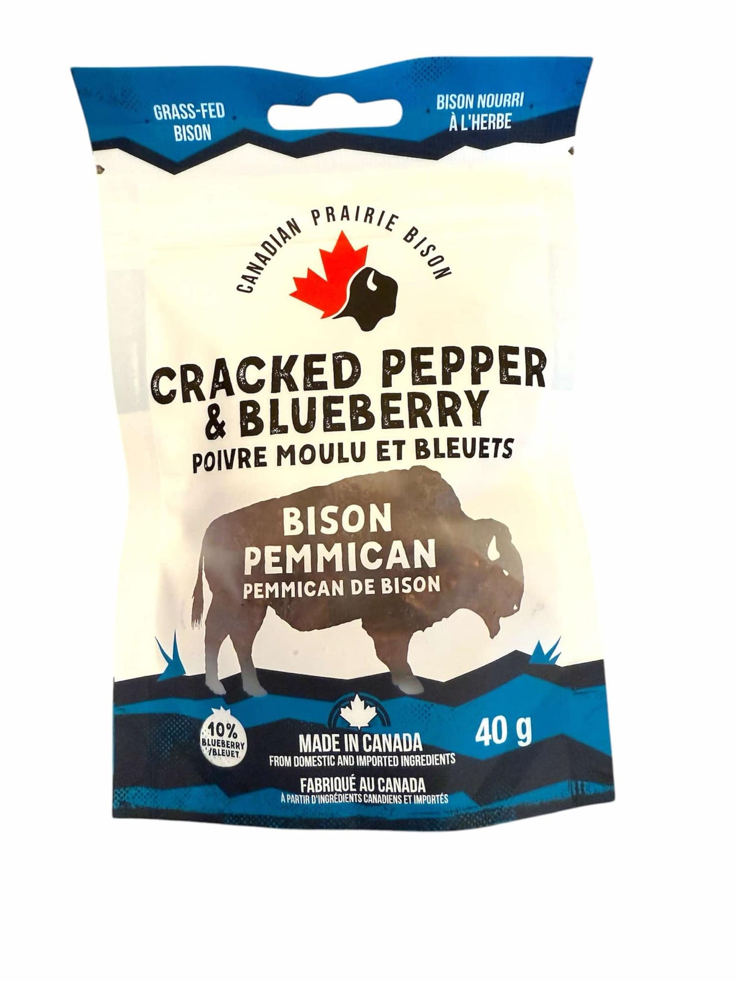 Bison Pemmican - Cracked Pepper/ Blueberry image