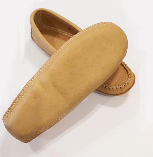 Leather Lined Moosehide Moccasins image 3