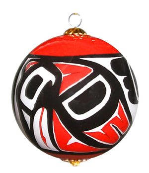 Hand Painted Glass Ornament image 4