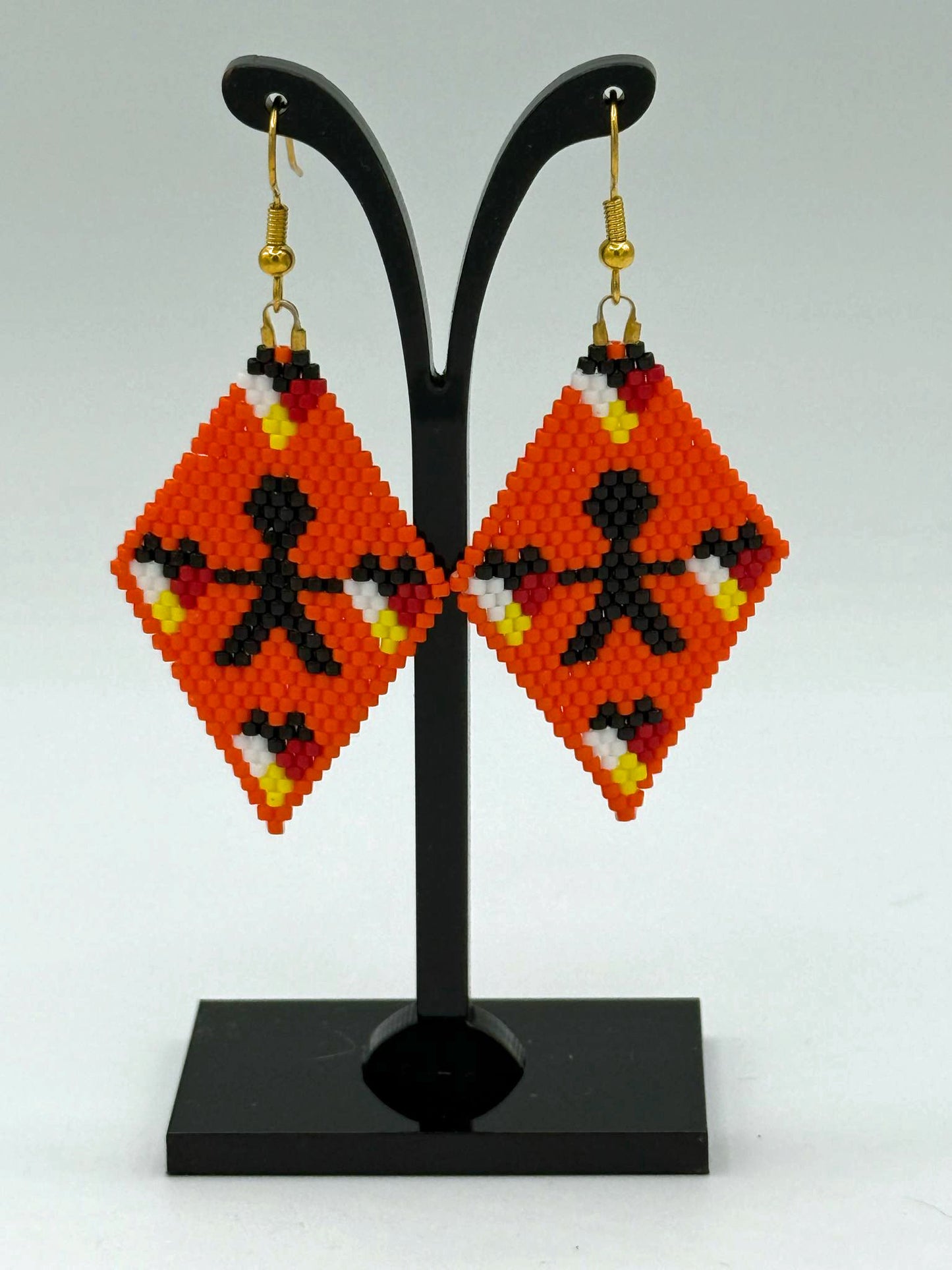 Brick Stitch Beaded Earrings image 12