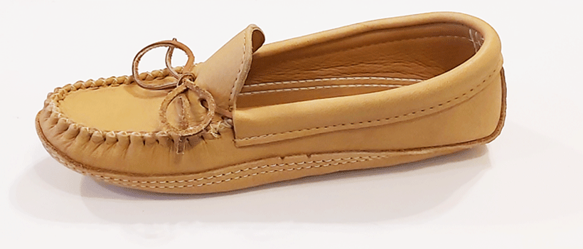 Leather Lined Moosehide Moccasins image 2