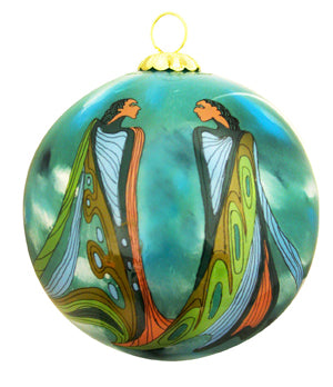 Hand Painted Glass Ornament image 3