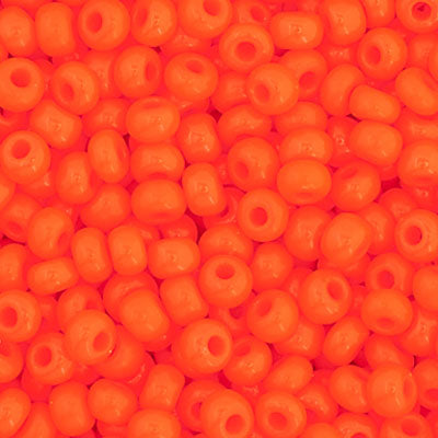Czech Seed Beads - Opaque Orange image