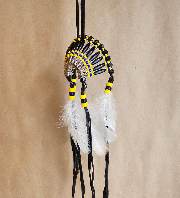 Headdress Mirror Hanger - Black image