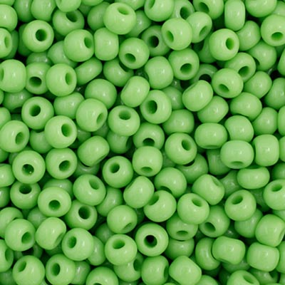 Czech Seed Beads - Light Green image