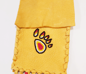 Beaded Leather Bag image 2