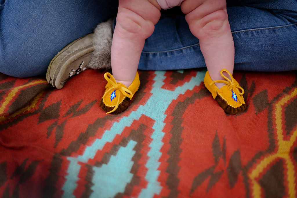 Handmade Baby Moccasins image 1