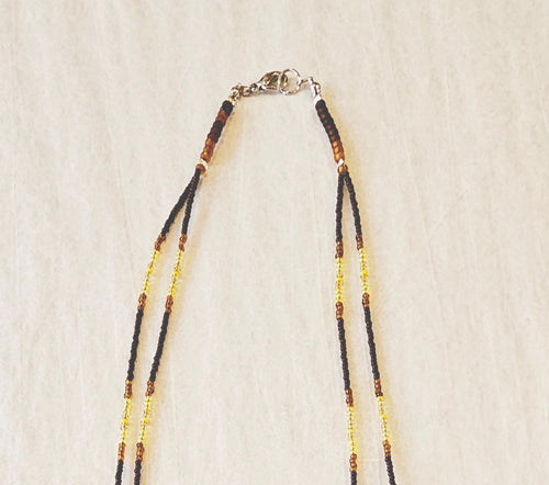 Double Strand Beaded Necklace image 2