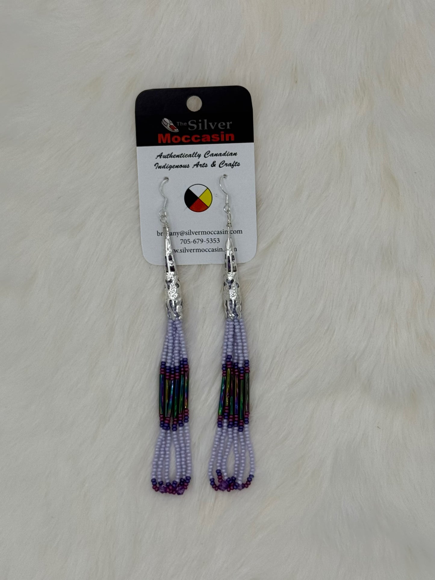 Beaded Fringe Earrings