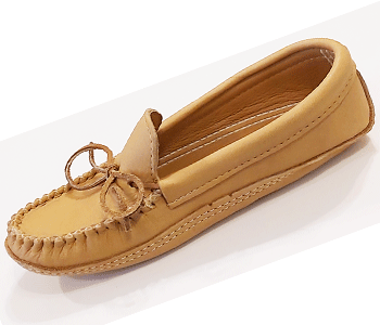 Leather Lined Moosehide Moccasins image 4