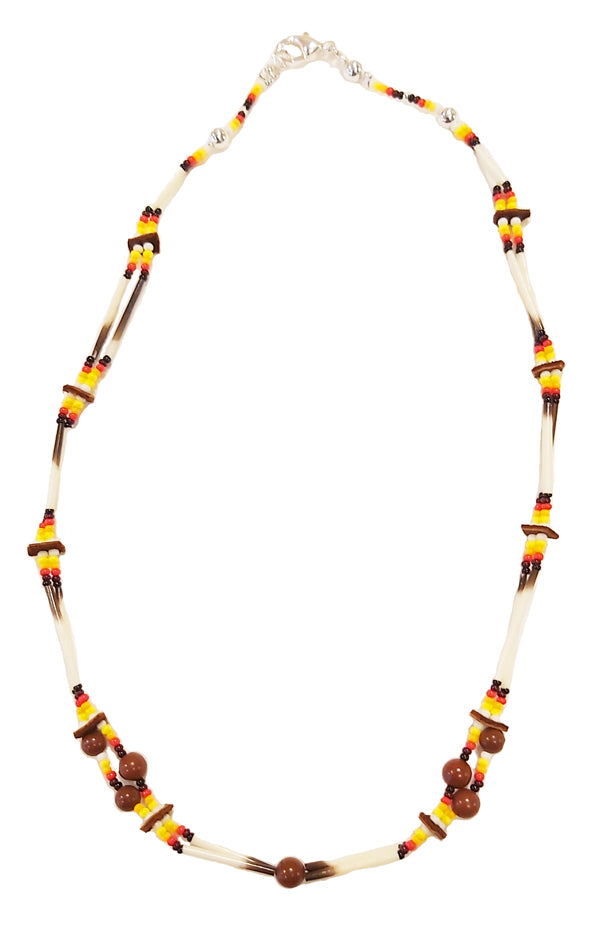Multi-Coloured Quill Necklace image 4