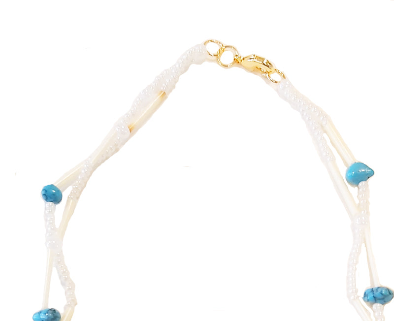 Turquoise Quill Necklace image 2