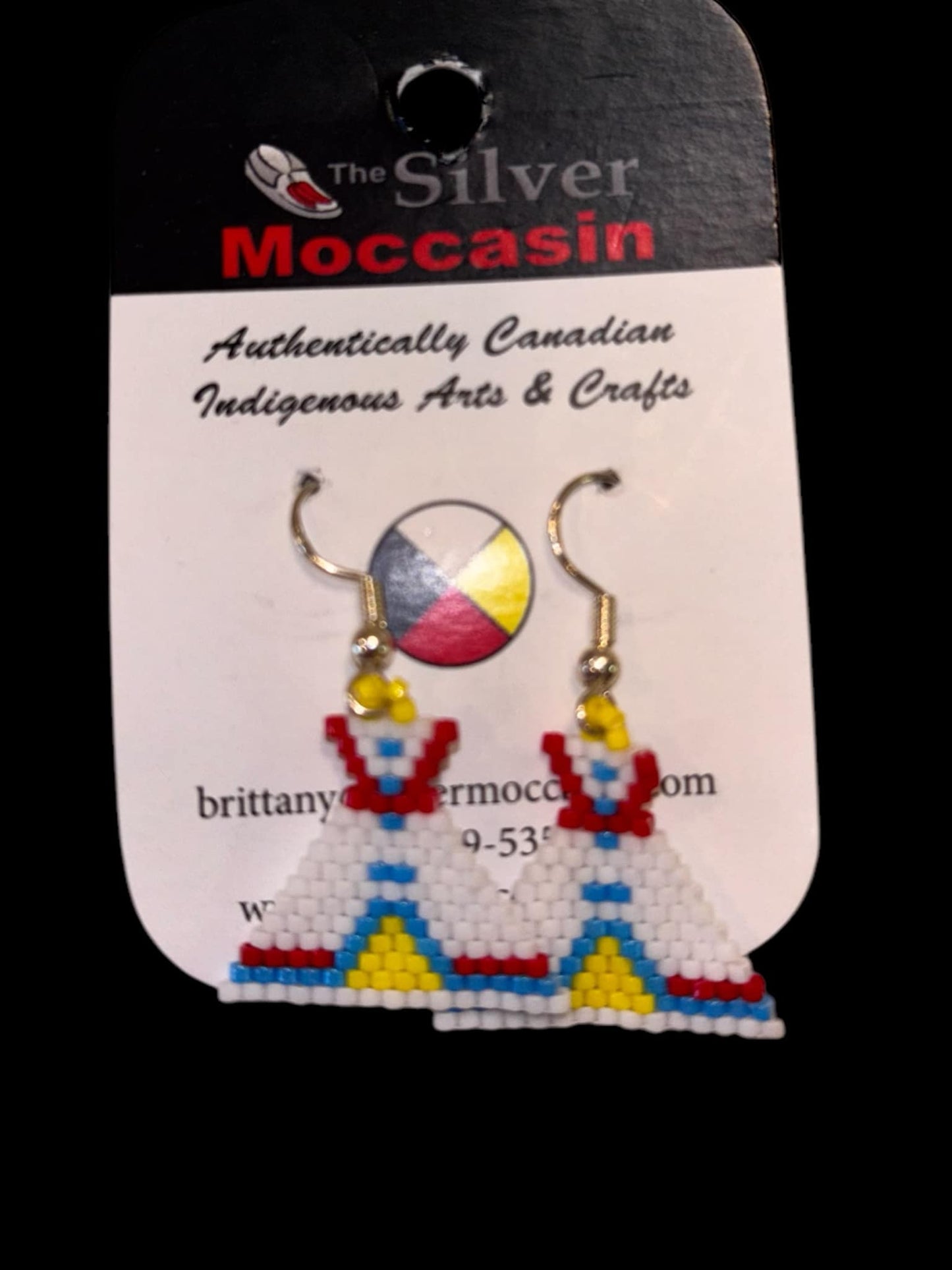 Brick Stitch Beaded Earrings - 27 image