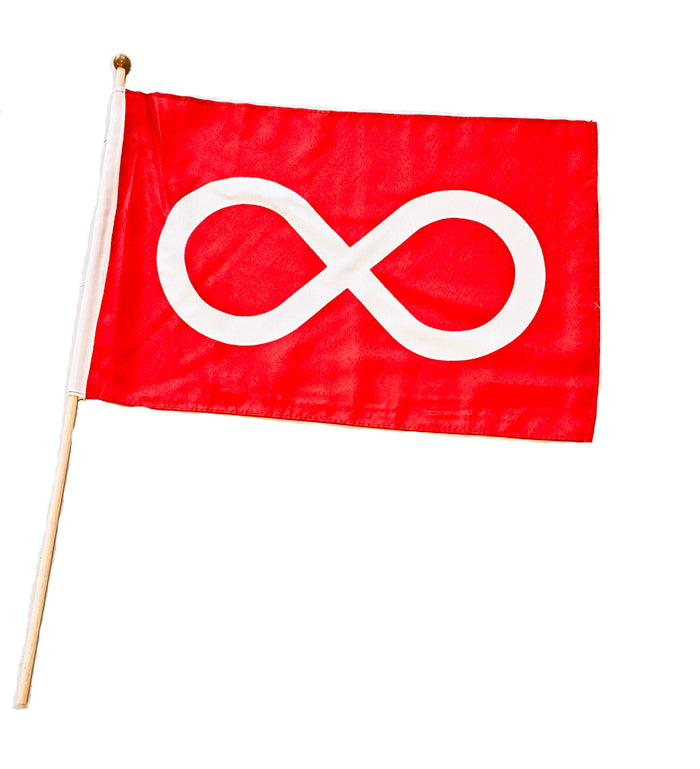Small Red Metis Flag image 1