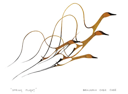 Benjamin Chee Chee Art Cards - Spring Flight image