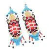 Turtles Back Beaded Earrings