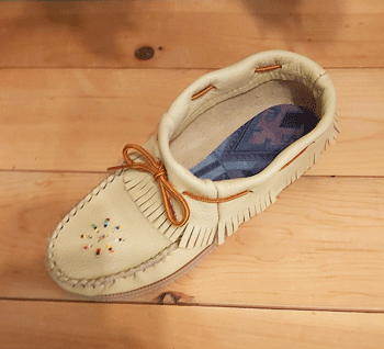 Ladies Cowhide Moccasins image 0