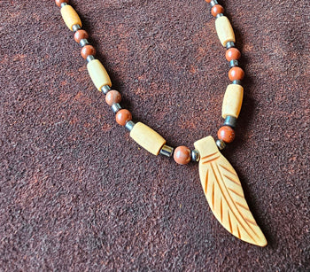 Bone Leaf Pendant image 0