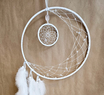 White Dream Catcher image 0