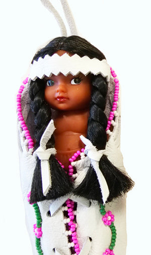 Papoose Doll - White image
