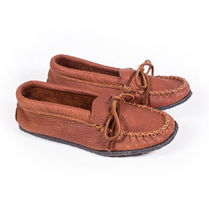 Ladies Buffalo Hide Moccasins - 7 image