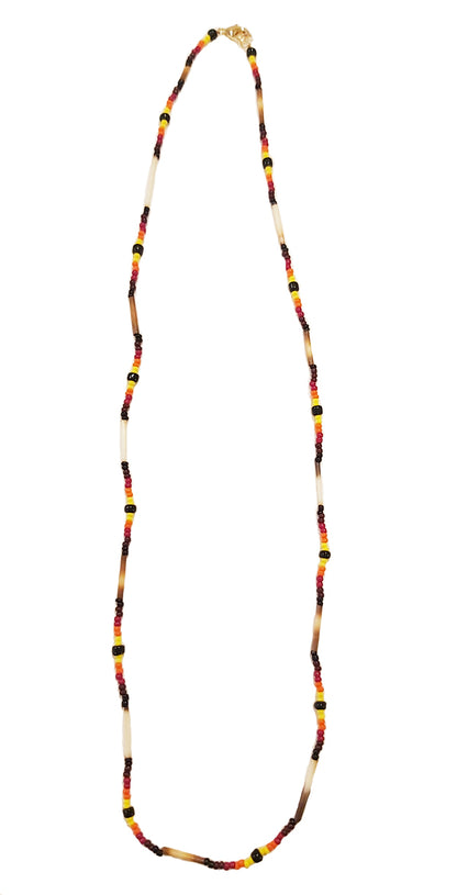 Multi-Coloured Quill Necklace image 1