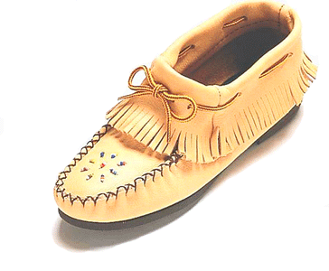 Ladies Cowhide Moccasins - 7 image