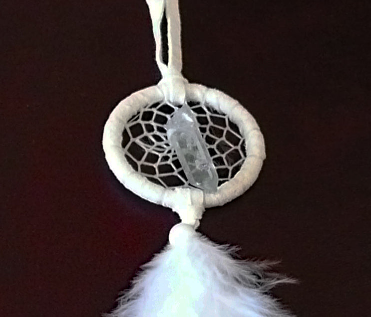 White Dream Catcher - 1.5" image