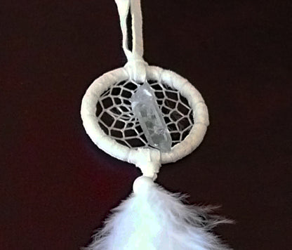White Dream Catcher - 1.5&quot; image