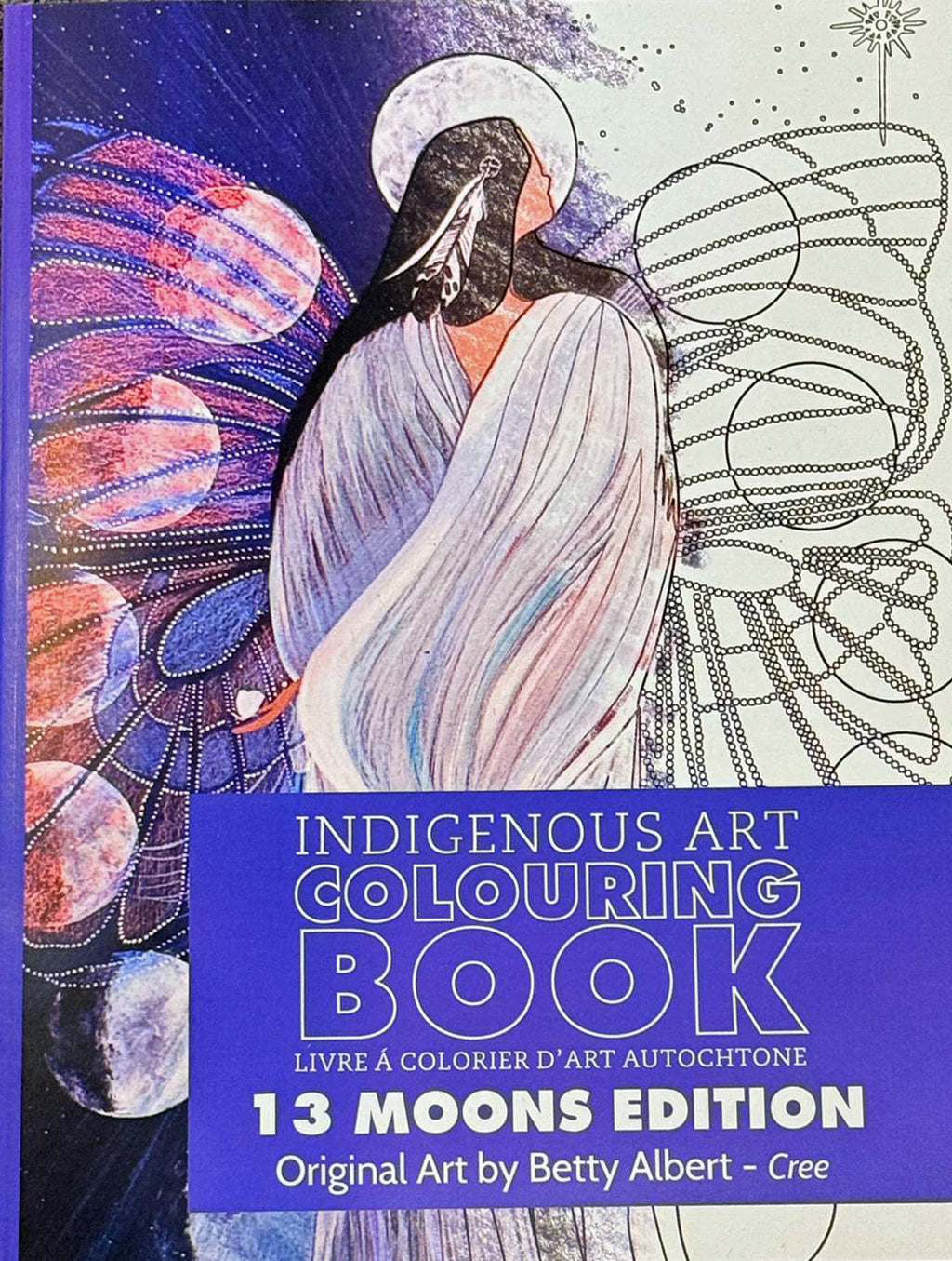 Children's Colouring Books - Betty Albert - 13 Moons - Cree image