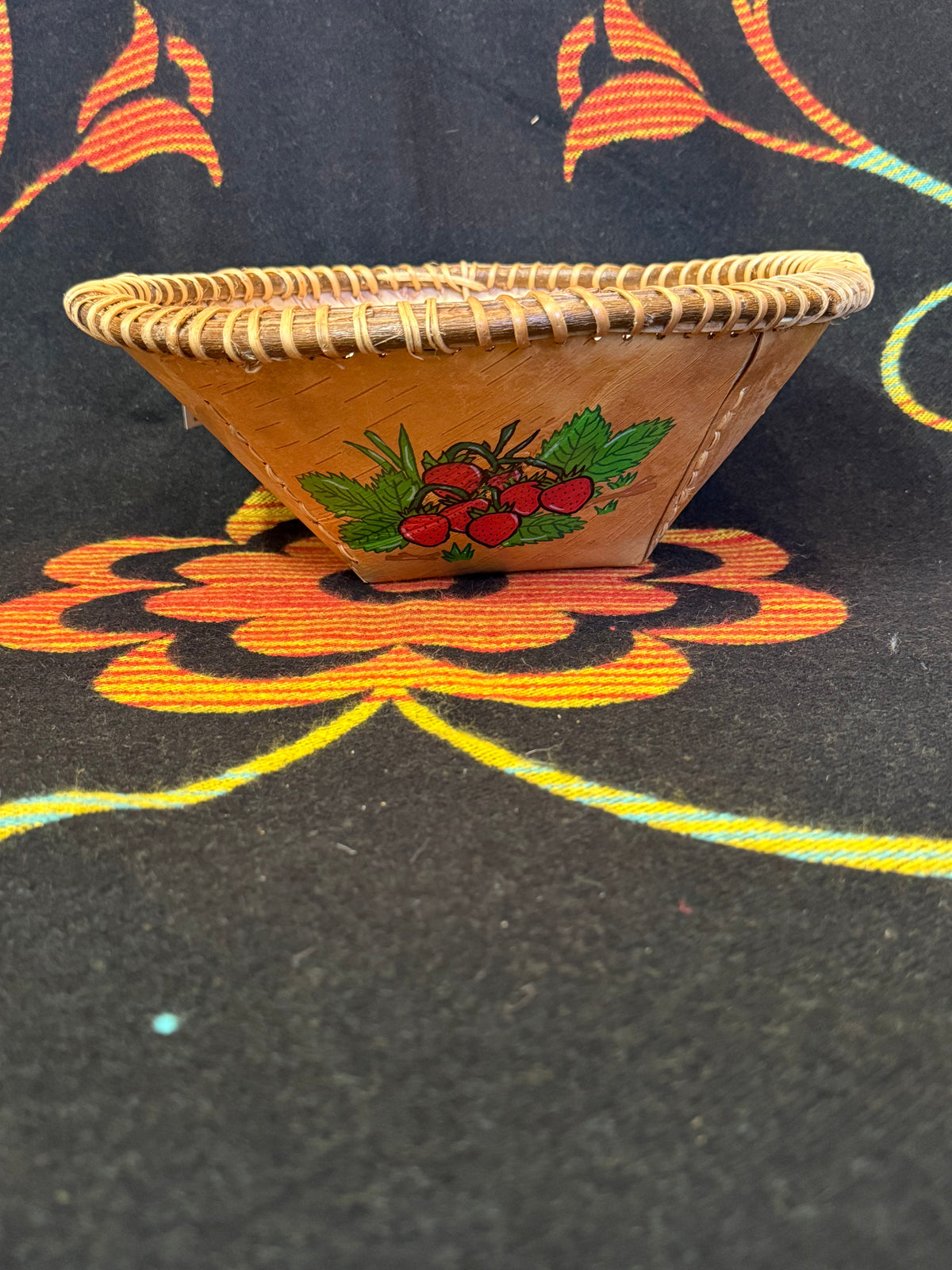 Large birch bark bowl