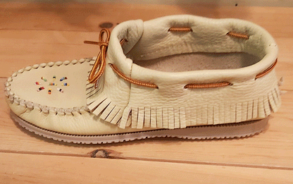 Ladies Cowhide Moccasins image 3