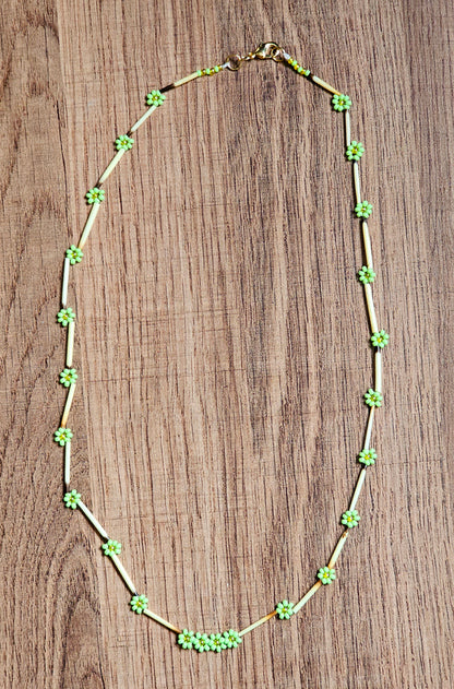 Green Quill Necklace image 1