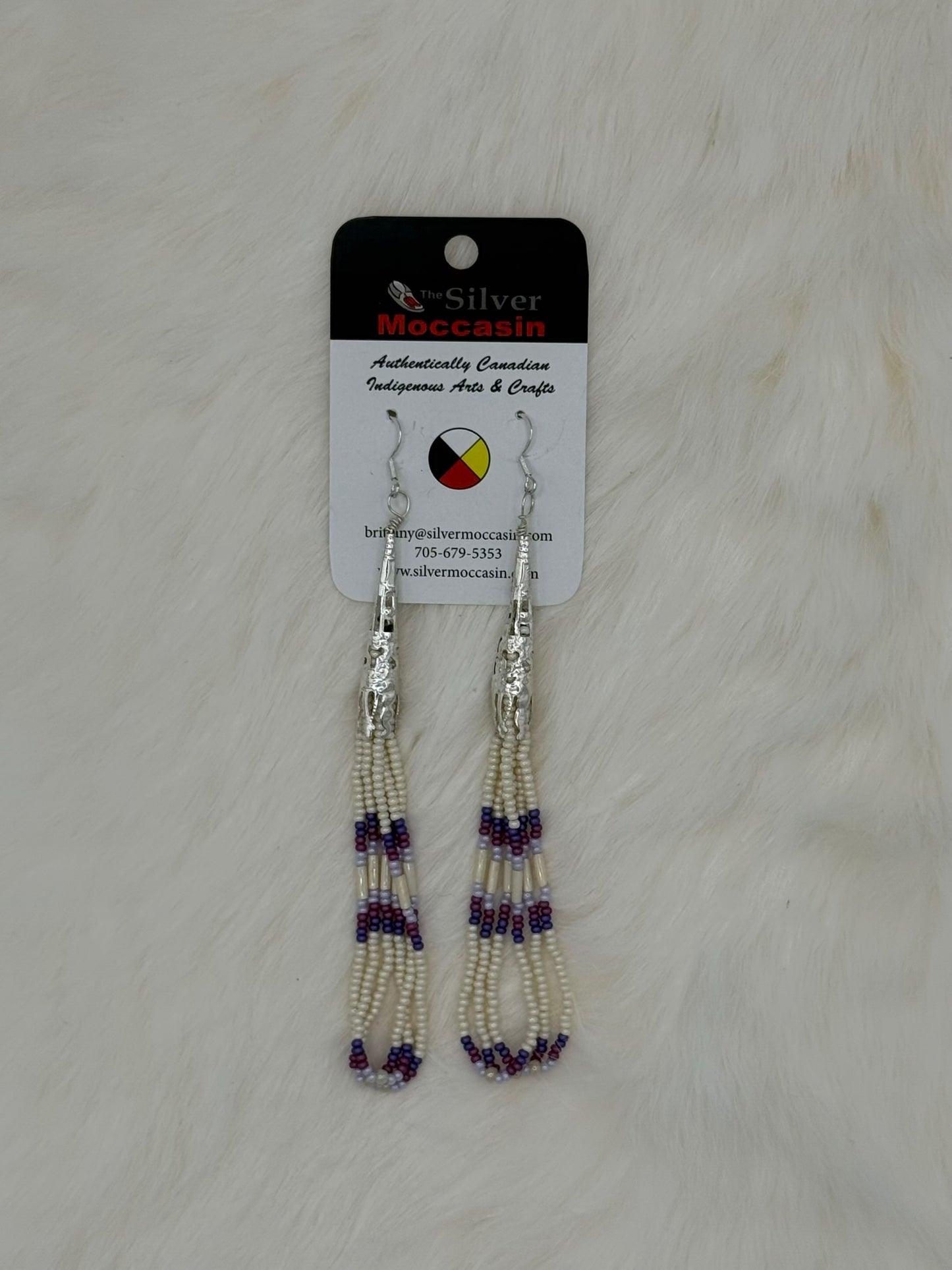 Beaded Fringe Earrings
