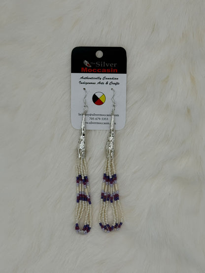 Beaded Fringe Earrings