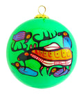 Hand Painted Glass Ornament image 5