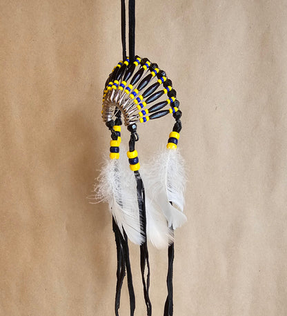 Headdress Mirror Hanger - Black image