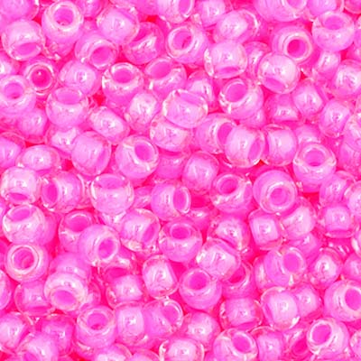 Czech Seed Beads - Transparent Rose image