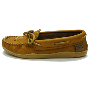 Ladies Soled Moosehide Moccasins image 1