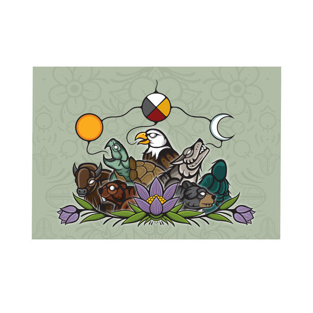 Folding Card - The Seven Teachings