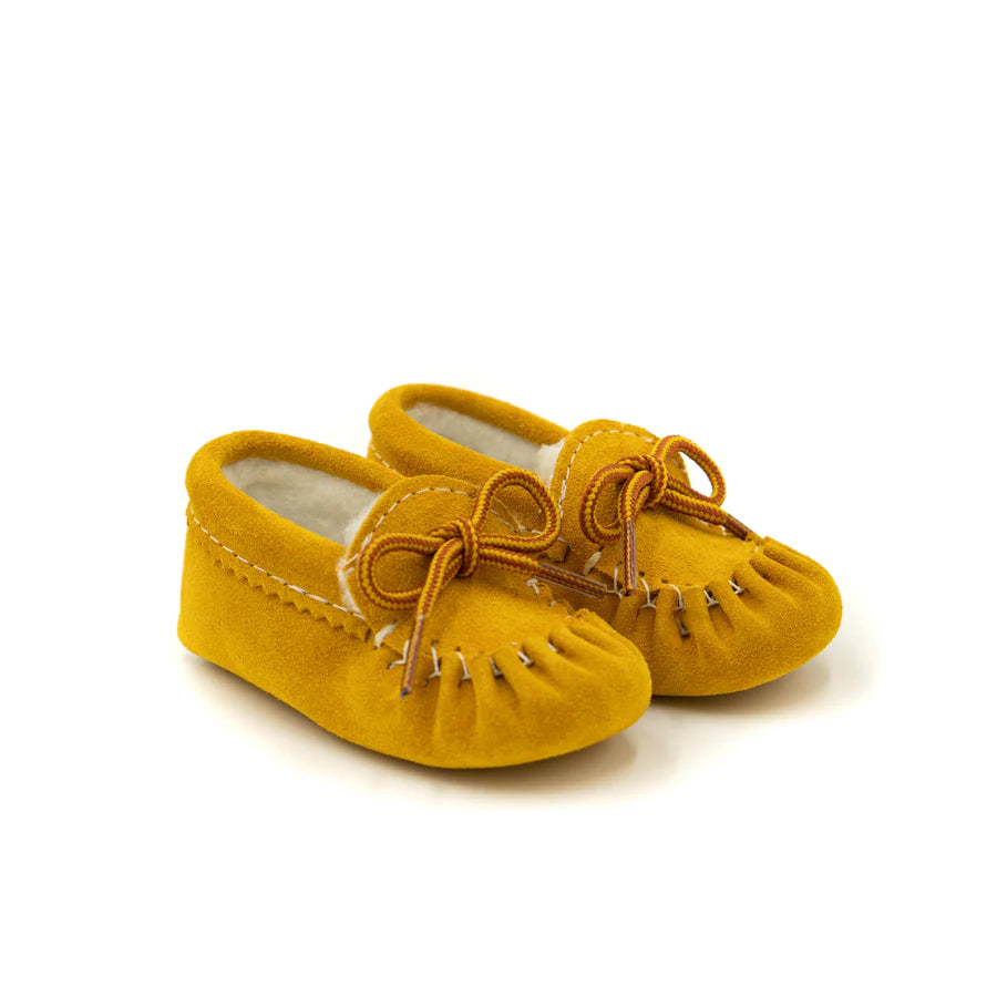 Leather Baby Moccasins - 4 image