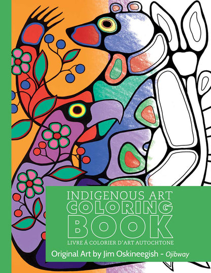 Children's Colouring Books - Jim Oskineegish - Ojibway image