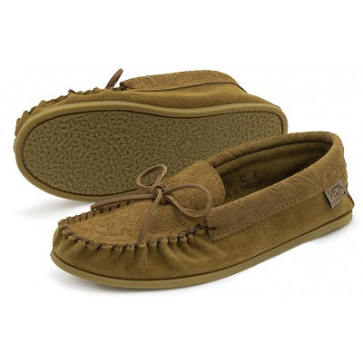 Ladies Embossed Moccasins - 7 image