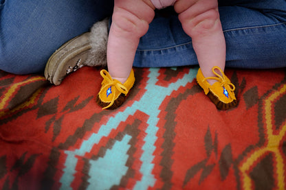 Handmade Baby Moccasins image 1