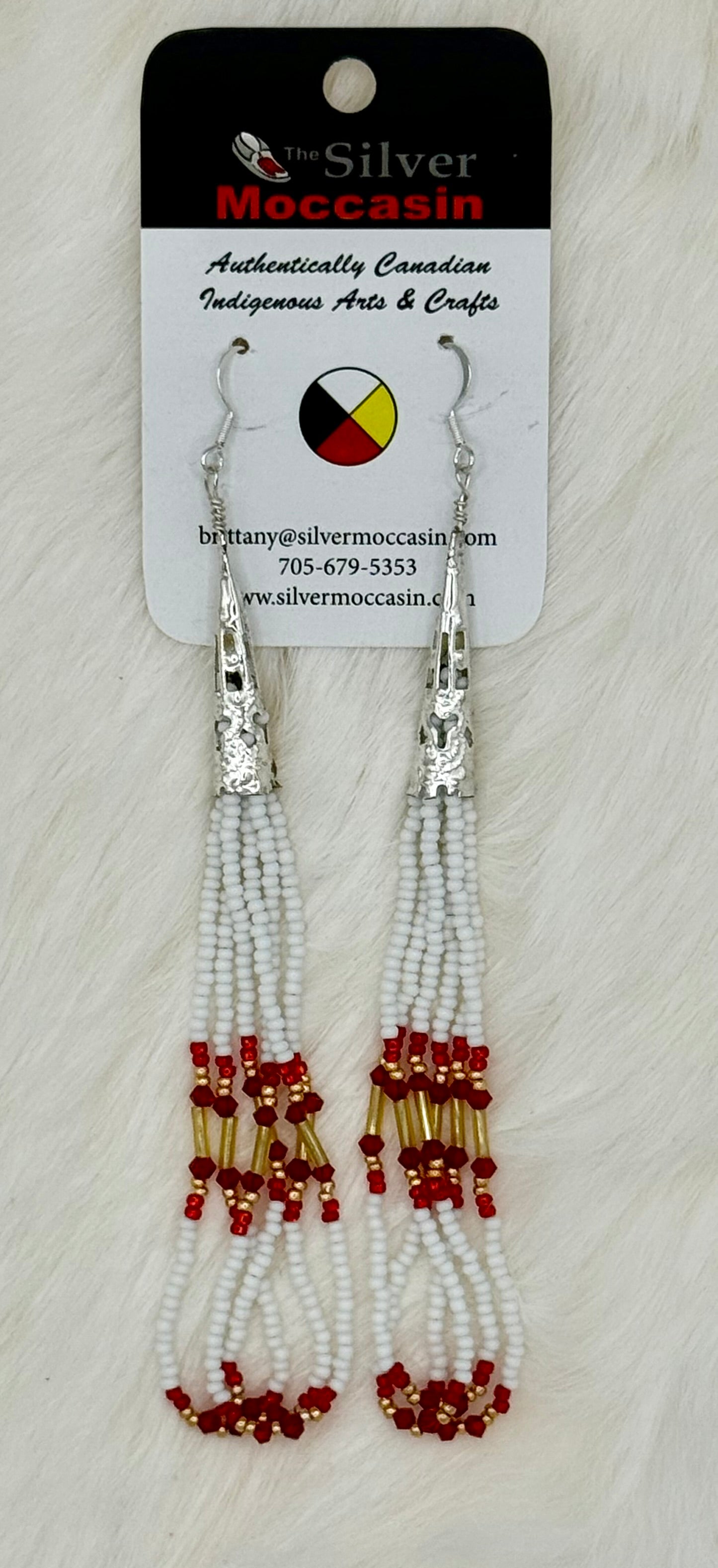 Beaded Fringe Earrings