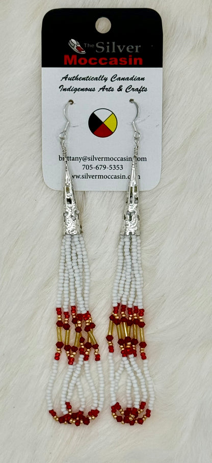 Beaded Fringe Earrings