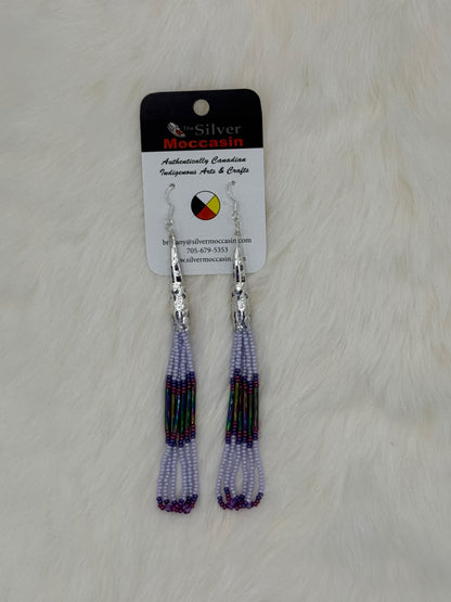 Beaded Fringe Earrings