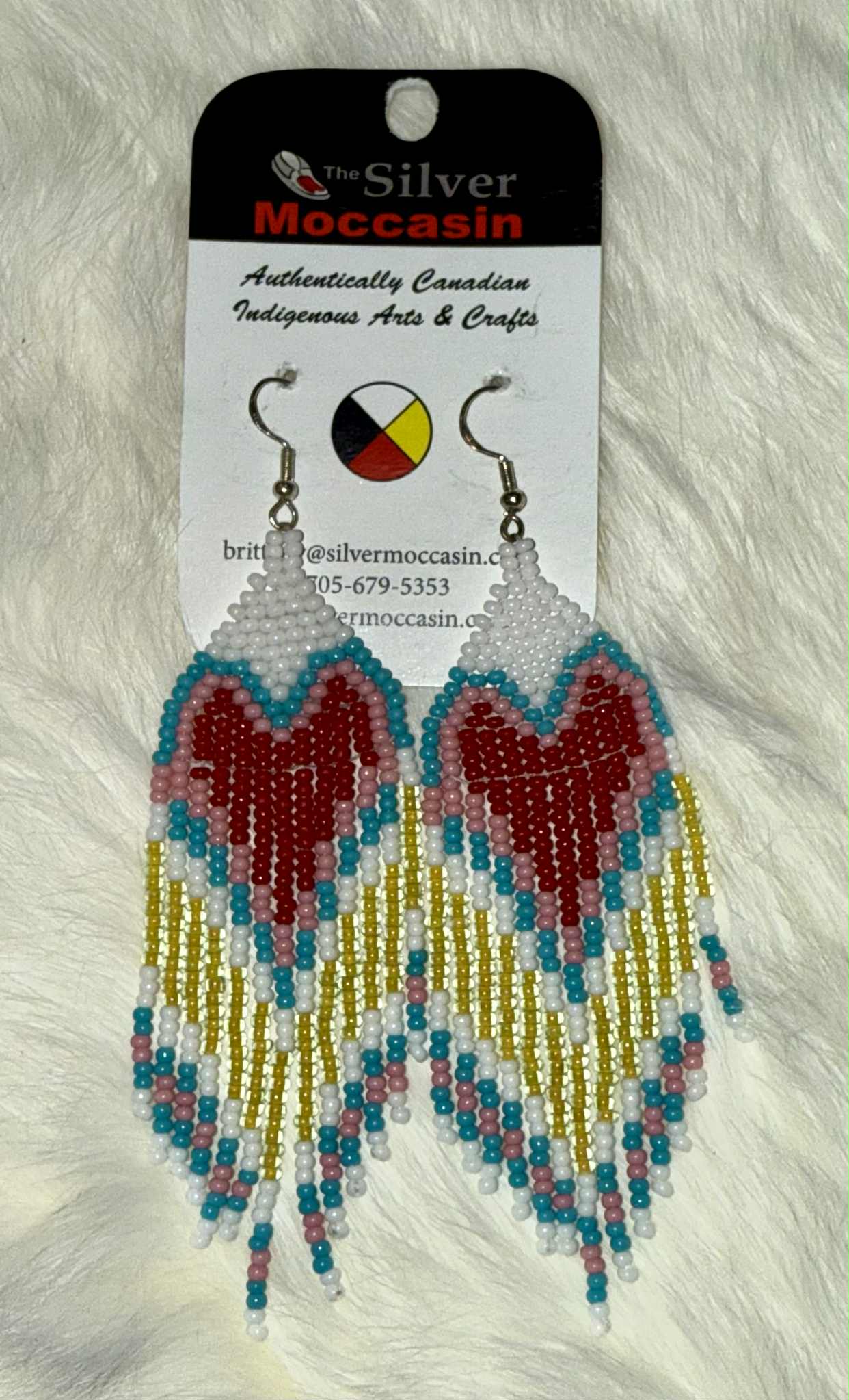 Beaded Fringe Earrings